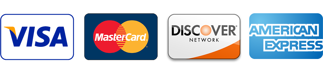 Accepted card payment methods